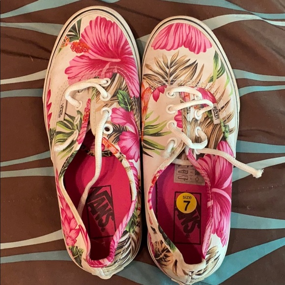 Floral authentic Vans - Picture 1 of 4